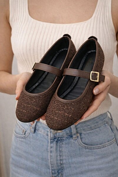 modastilin Modasitilin Tüvit Kumaş Babet Şık Tokalı Ortopedik Taban Günlük Ra...