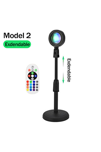 Choice USB Plug Exdendable Model RGB 16 Colors 16 Colors Sunset Light USB LED...