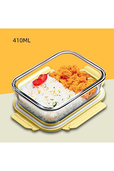 Choice 410ml Lunch Box Glass Food Storage Containers with Lids Meal Prep Cont...