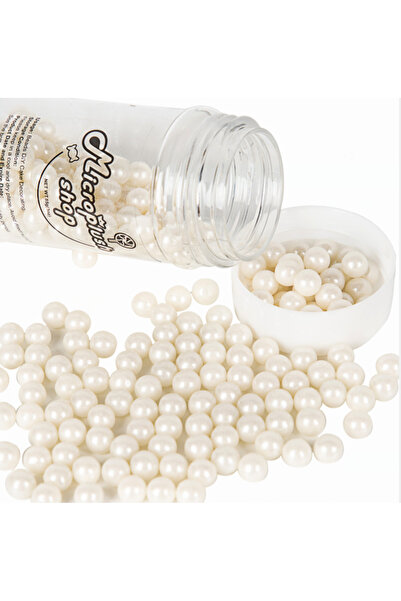 Choice3 لآلئ بيضاء 7 مم لتزيين الكيك والآيس كريم والبسكويت، ولحفلات الزفاف
