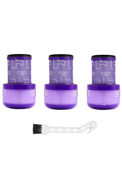 Choice 3 قطع من فلاتر دايسون V12 ديتكت سليم / طقم استبدال فلاتر هيبا اللاسلكي...