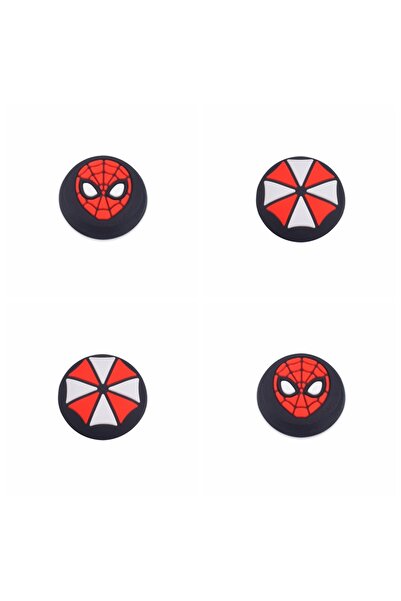 Choice عبوة من 4 قطع (4 قطع) من أغطية عصا التحكم المصنوعة من السيليكون لحماية...