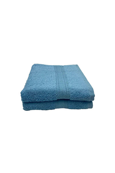 BYFT Daffodil طقم مناشف حمام قطنية فاخرة باللون الأزرق الفاتح - ناعمة، ماصة، ...