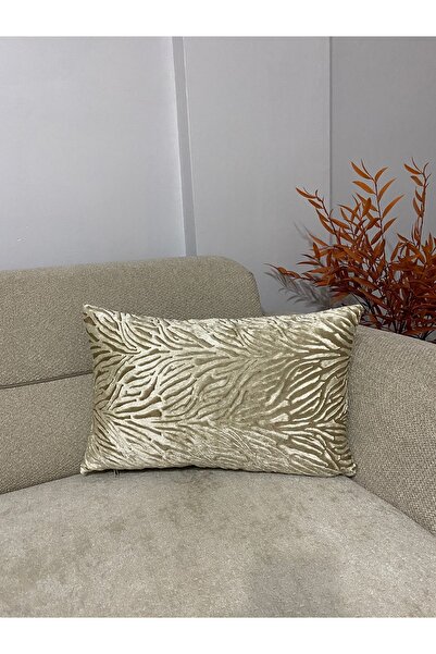 YILMAZHOME Throw Pillow & Pillowcase Decorative Velvet Zebra Pattern Rectangu...