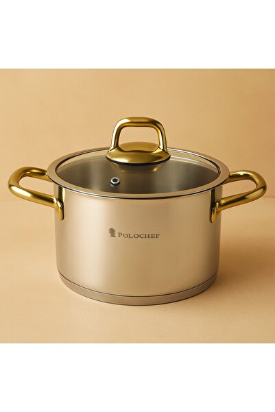 KAMPANYALI Polochef 20 Cm Paslanmaz Çelik Derin Tencere 3.2 Lt | Çorba ve Yem...