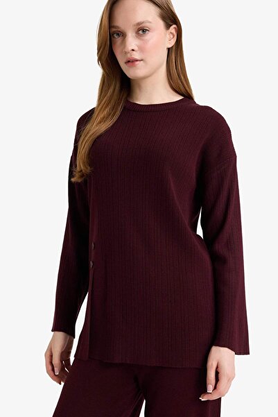 DeFacto Loose Fit Crew Neck Knitwear Sweater Tunic G7241Ax25Cw