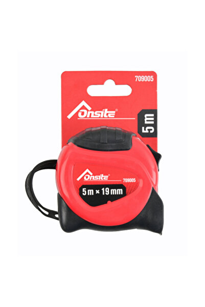 Onsite شريط قياس ذاتي الانكماش مع مقبض 5 أمتار × 19 ملم
