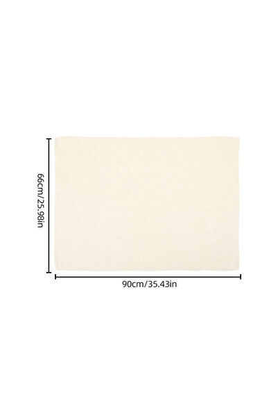 Choice L-90X66CM Linen Dough Fermented Cloth Dough Bakers Pans Dough Couche P...