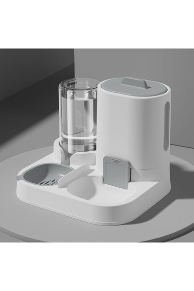 Choice جهاز تحضير الماء لتغذية الحيوانات الأليفة، رمادي اللون، ثنائي الوظائف ...