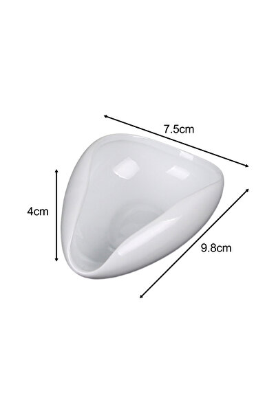 Choice white Coffee Bean Dosing Cup Modern Ceramic Single Dosing Tray for Hom...