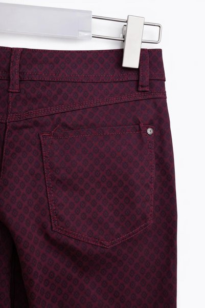 Org Marka Store BOLINTO 297 Pantaloni cu 5 buzunare, cu model, croială îngustă