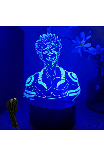 Choice مصباح أنمي ثلاثي الأبعاد B7-Jujutsu 03، مصباح ليلي LED من سلسلة جوجوتس...