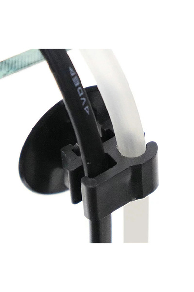 Choice black 5pc Black Aquarium Suction Cup Clip Oxygen Tube Power Cord Buckl...
