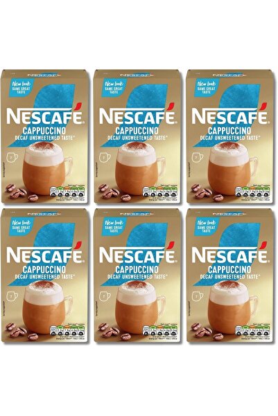 Nescafe ( عرض التوفير ) نسكافية جولد كابتشينو منزوع الكافيين ديكاف عدد 6 باكت