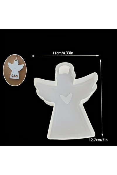 Choice Angel Pendant 062 Angel Pendant & Heart-Shaped Angel Ornament Silicone...