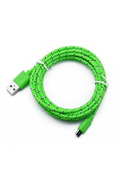 Choice 2m Green 1M/2M/3M Micro USB Fast Charging Cable For Android Mobile Pho...