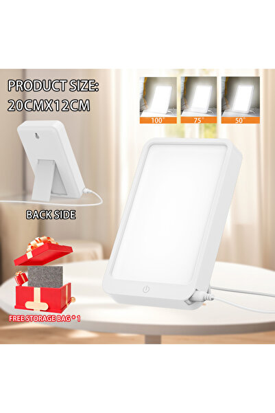 Choice 20cmx12cm LED daylight lamp therapy Lamp Antidepressant lamp Daylight ...