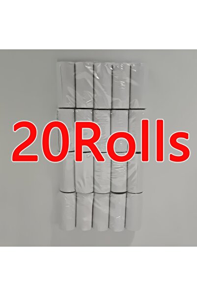 Choice 20 لفة من ورق الطباعة الحرارية - 57×25 مم، متوافق مع كاميرات الأطفال، ...