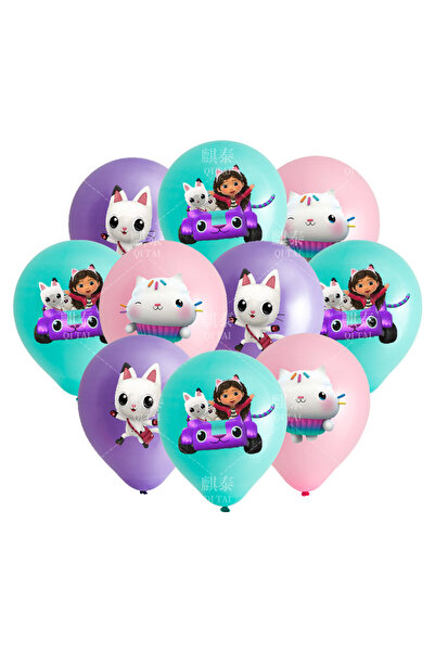 Choice 12INCH style-1 15pcs 12Inch Gabbys Doll House Latex Balloon Bouquet Ca...