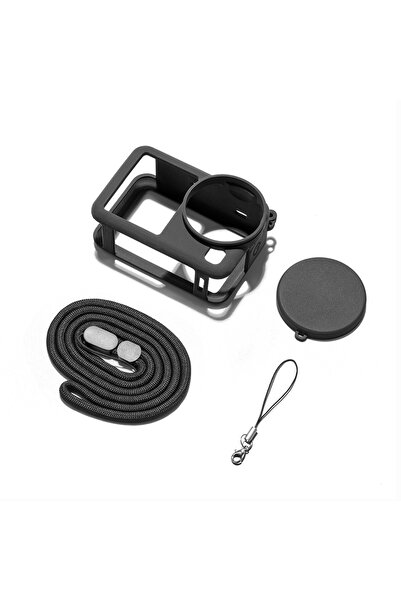 Choice black color Silicone Protective Case for DJI OSMO Acttion 6 with Lens ...