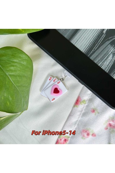 Choice Poker for Iphone5-14 Creative Poker Heart, Pink Cowboy Hat Phone Dust ...
