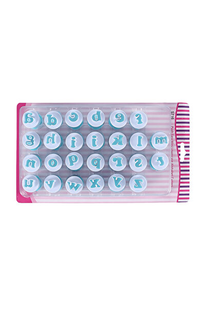 Choice 26PCS XXZM Set 26PCS Lowercase Letters Baking Molds Reusable Plastic A...