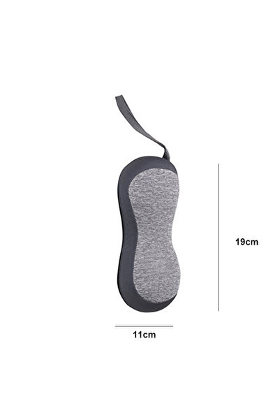 Choice DARK GRAY Mini Neck Pillow Portable U-shaped Pillow, Adult Travel Back...