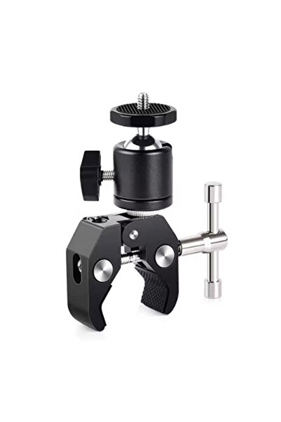 Choice مشبك وحامل، مجموعة واحدة، برغي 1/4، مشبك معدني CNC فائق، رأس كروي صغير...