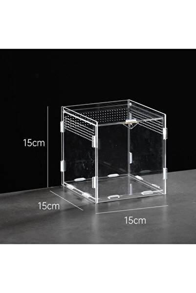 Choice1 صندوق تربية الزواحف الشفاف A2 【E】موطن للحشرات والعناكب والسحالي والعقارب