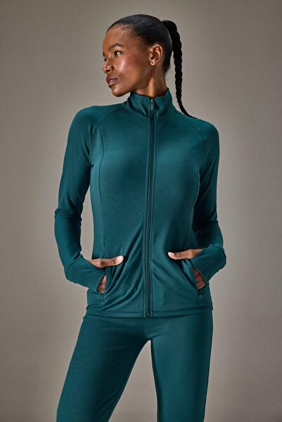 DeFacto Slim Fit Slim Fit Mock Neck Soft Fleece Inside Cardigan G4087Ax25Au