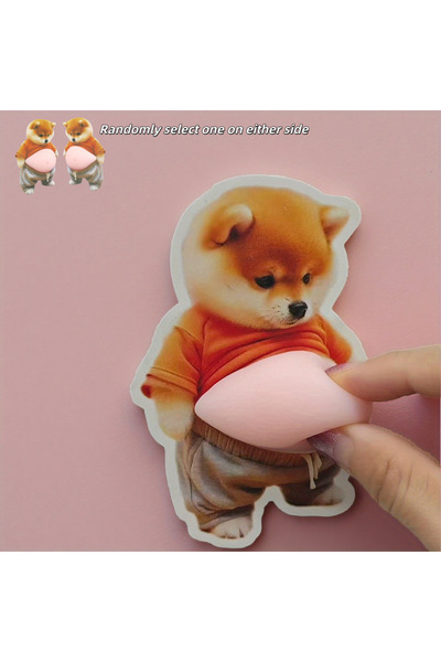 Choice 1pc random 3D Cute Puppy Sticker Squeezeable Shiba Inu Phone Case Deco...