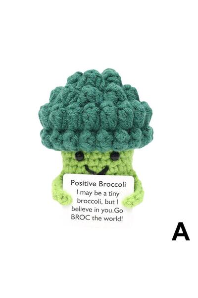choice2 دمية كريشيت للطاقة الإيجابية، قطعة واحدة، خضار كريشيت، بروكلي، هدية ص...
