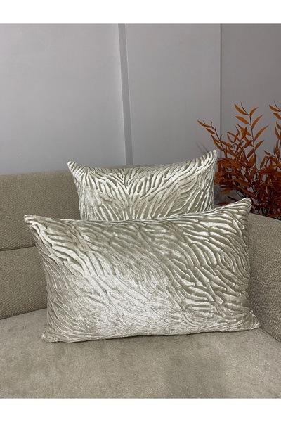 YILMAZHOME Throw Pillow & Pillowcase Decorative Velvet Zebra Model
