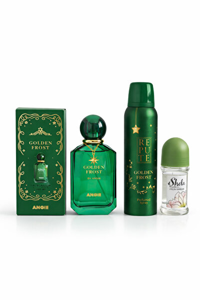 Angie Golden Frost Özel Seri Kadın Edp Parfüm Seti 3'lü