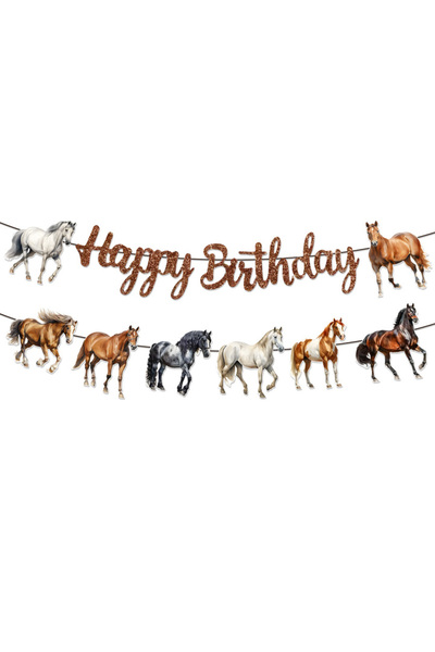 Choice Light Grey Kentucky Horse Happy Birthday Banners Kentucky Horse Birthd...