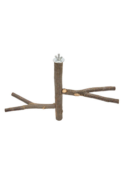 Choice كما هو موضح في الصورة، غصن خشبي لعصا الببغاء، حامل آمن لشحذ مخالب الطي...