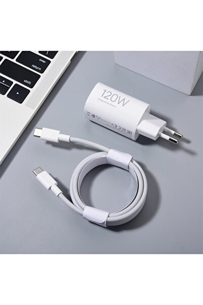 Xiaomi EU Add 1.5M Cable Pudding Gan Charger 120W Turbo Fast Charging Power A...