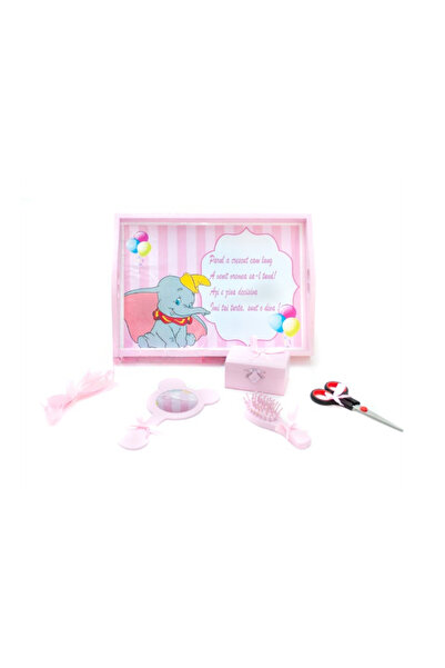 Inovius Tavita Turta cu 6 Piese - Baby Dumbo - TPT07 Roz Deschis