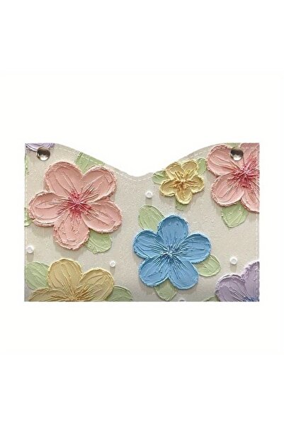 Choice علبة مناديل أنيقة بنقشة زهور من ZJH - تصميم مستوحى من الرسم الزيتي، مث...