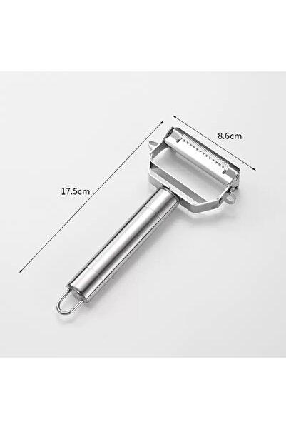 Choice Silver Stainless Double Sided Blade Multi-functional Peeler Vegetable ...