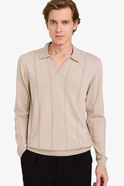 DeFacto Standard Fit Polo Neck Knitwear Sweater G6706Ax25Wn