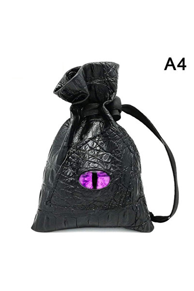 Choice حقيبة نرد برباط مقاس A4، مصنوعة من جلد البولي يوريثان، لحفظ نرد لعبة D...