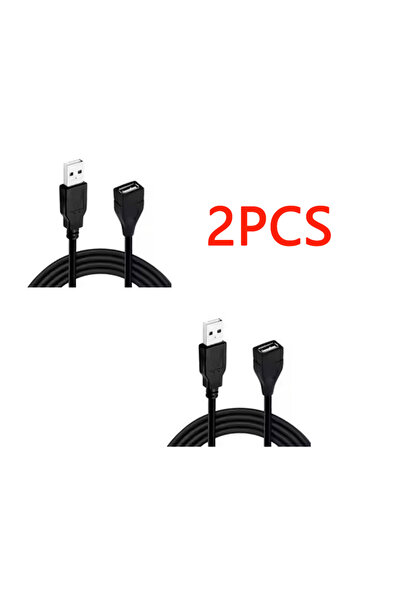 Choice3 1m Black 2pcs 1/2Pcs USB 2.0 Cable Extension Cable 0.6m/1m/1.5m Wire ...