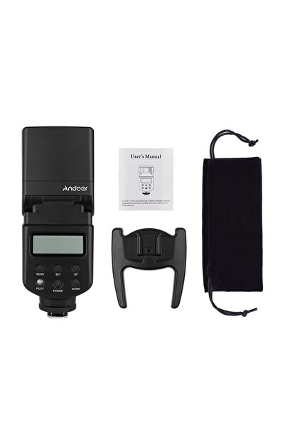 Choice فلاش أندوير العالمي الأسود Speedlite GN40، إضاءة LED قابلة للتعديل، فل...