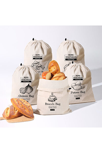 Choice عبوة من 5 أكياس تخزين قابلة لإعادة الاستخدام، ذات طبقة واحدة، مقاس 40 ...