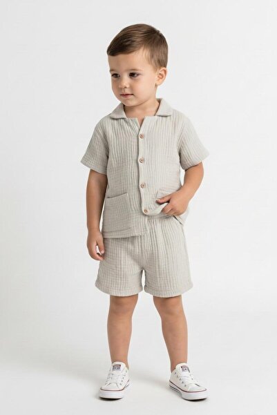 MiaBaby Muslin Jacket Set