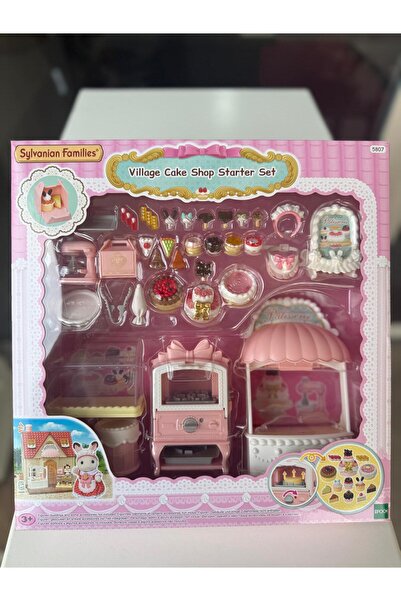 Epoch sylvanian families village cake shop starter set 32 parça