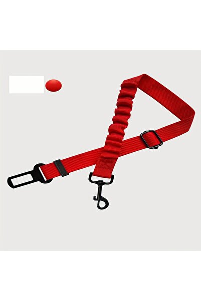 Choice Red Adjustable Dog Seat Belt Harness - Elastic Nylon Retractable Safet...