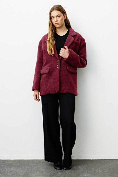 Hooopstore Μπλέιζερ Alaska διπλό πέτο Claret Red