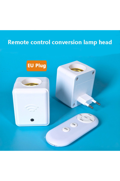 Choice قاعدة مصباح LED E27 مع جهاز تحكم عن بعد أوروبي، مزودة بمستشعر حركة PIR...